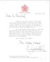 Queen Elizabeth II letter